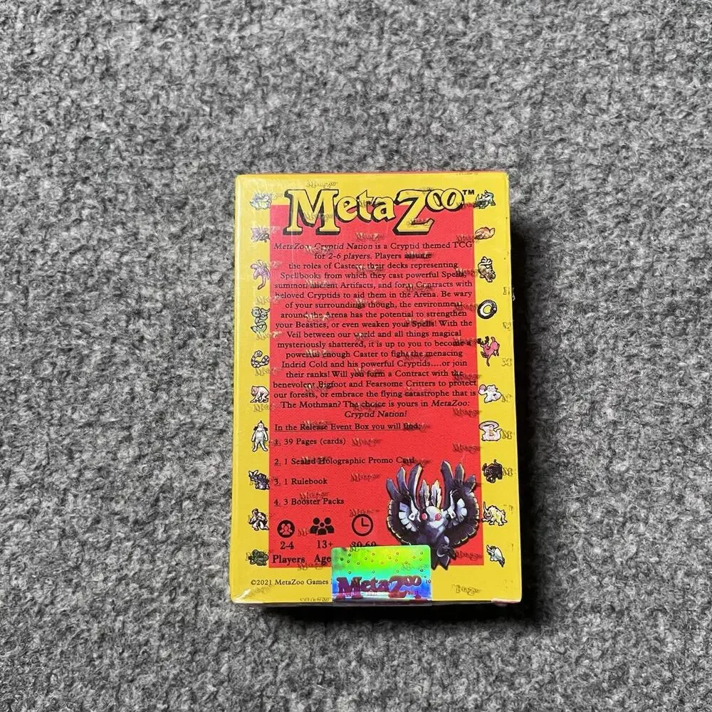 MetaZoo Cryptid Nation First 1st Edition CN1 Release Event Deck Box